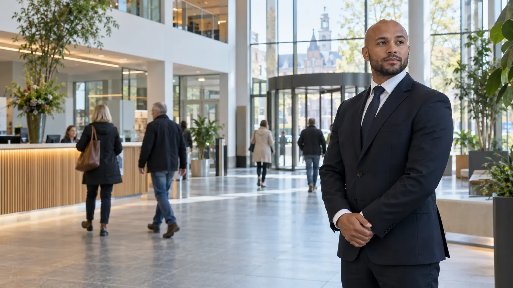 Professionele beveiliging bij een gemeente- en overheidslocatie